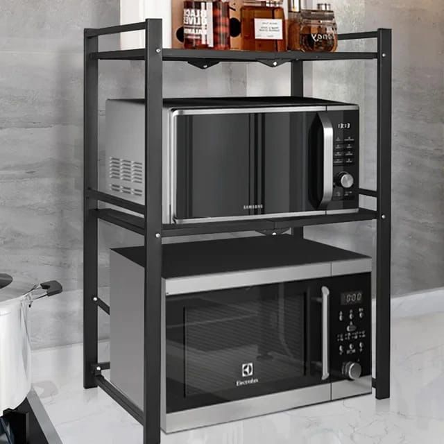 2Tier Heavy Duty Telescopic Adjustable Microwave stand