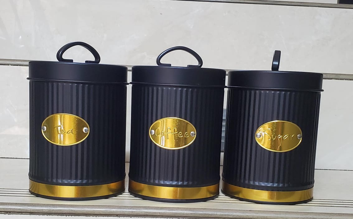 3pc Alloy Canister Set
