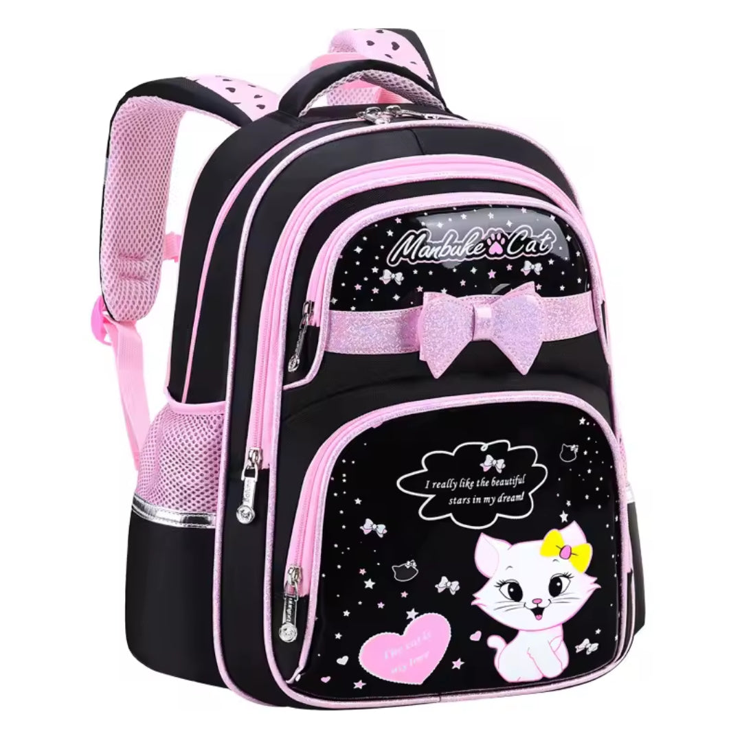WATERPROOF QUALITY KITTY CHILDREN SCHOOL BAG