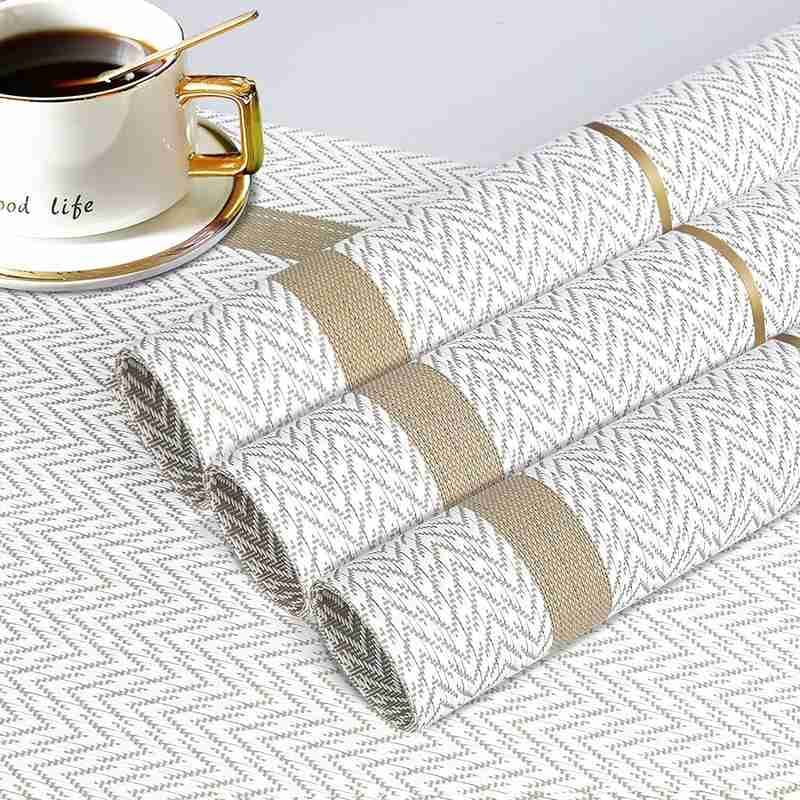 6pc woven table mats