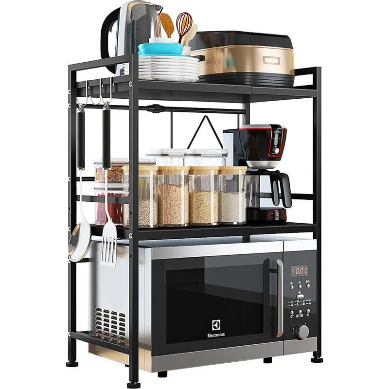 2Tier Heavy Duty Telescopic Adjustable Microwave stand