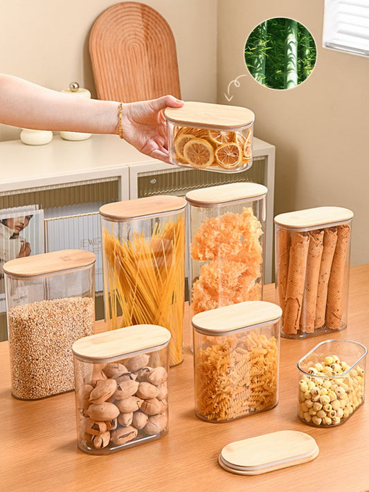 4pcs set acrylic storage containers