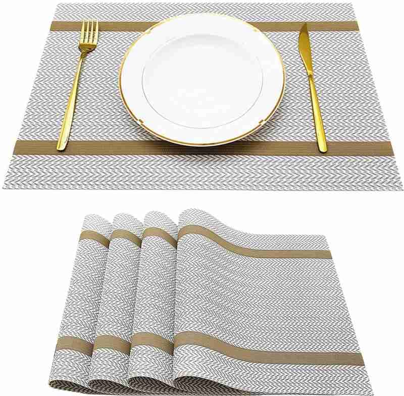 6pc woven table mats