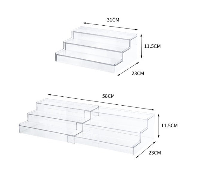 3 tier Expandable acrylic Rack