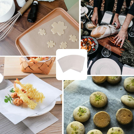 10 Pcs  Parchment Paper Sheets, 76 x 50 cm Baking Sheet