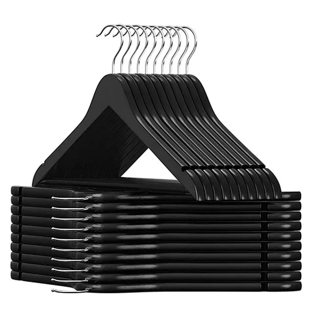 Wooden clothes hanger