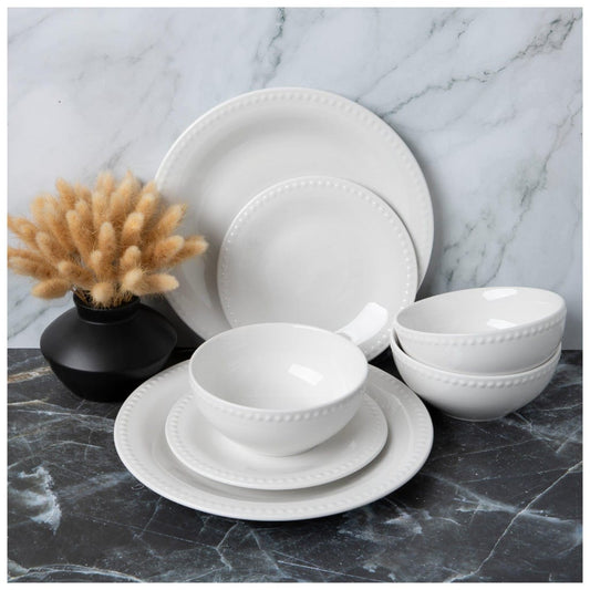 18pc Dotted Dinner Set