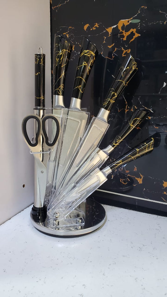 7 pcs Knife Set with Kitchen Knife Holder